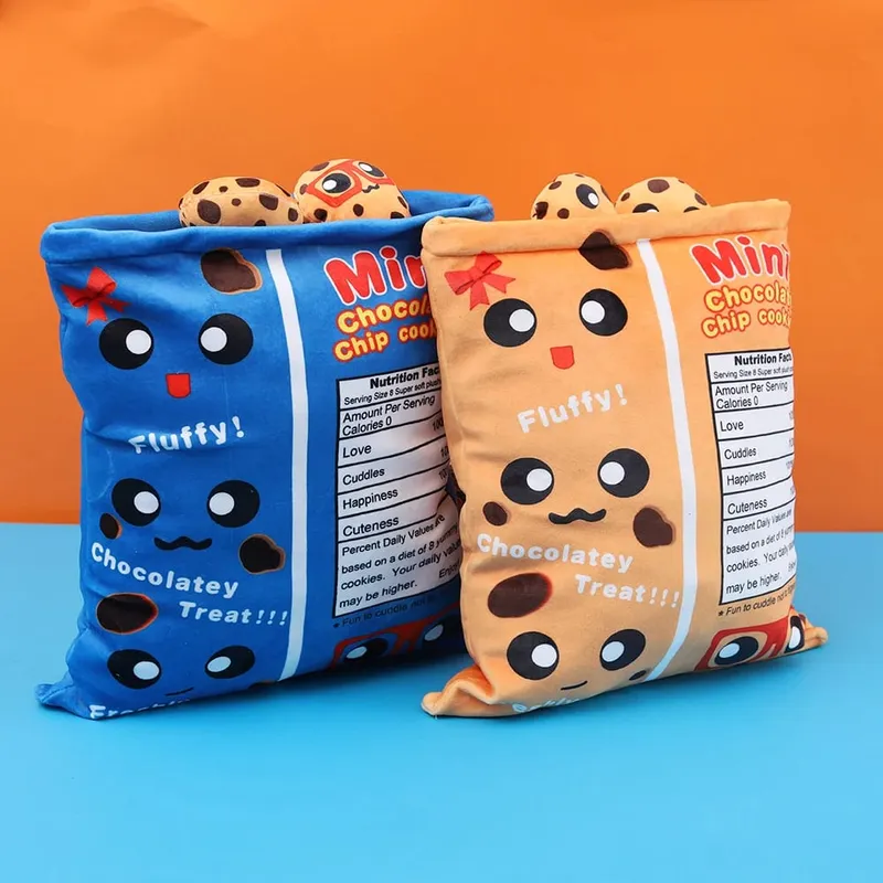 Boba chá biscoitos brinquedo de pelúcia bonito fofo lanches plushies pudim bolo alienígena abraço travesseiro presente aniversário sofá casa travesseiro decorativo — image 3