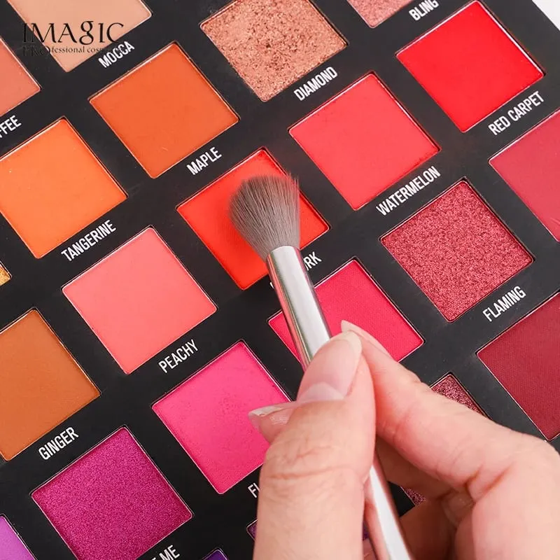 Conjunto de base de maquiagem com 13 pincéis profissionais, blush, sombra, corretivo, lábios, ferramenta de beleza