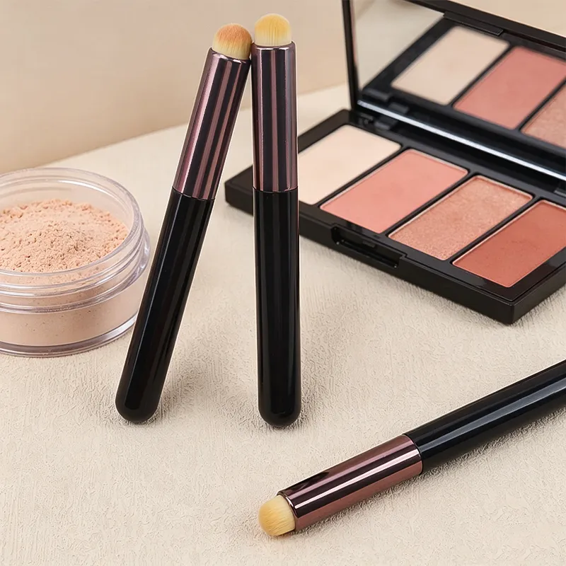 5/10 pçs pincel de maquiagem labial fundação corretivo pincéis aplicador de batom multifuncional lábios olho rosto mistura compõem escova