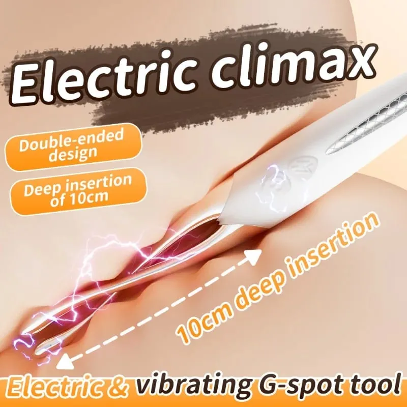 E-stim vibrador 10 eletro choque estimulação elétrica 10 vibrações poderosas brinquedo sexual g-ponto feminino prazer erótico presente menina