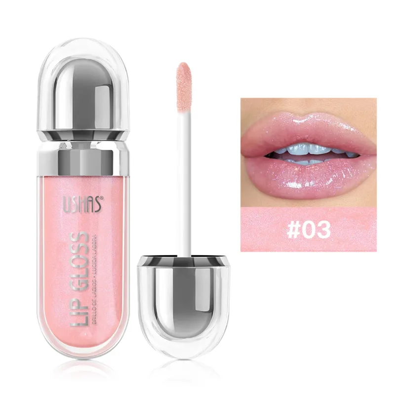 Shimmer Lip Gloss 12 Shades Glass High Shine Non-Sticky Moisturizing Long Lasting Plumping Lip Makeup — image 10