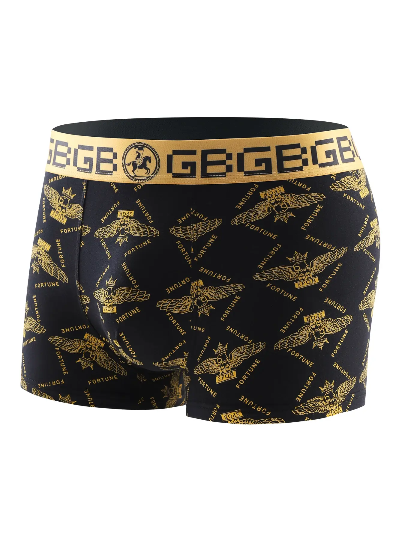 8 Piece Men's Underwear Set Soft Comfortable High Quality Men's Boxer Briefs Panties Black Gold Domineering Selling Men's Pants