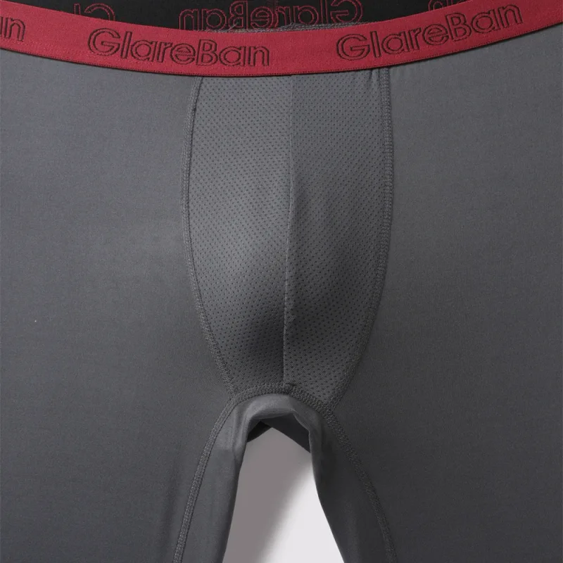 4 Pieces Mixed Colors Quick-Dry Long Leg Boxer Briefs Underpants Underwear For Home And Sports Hight Quality Male Panties Pants