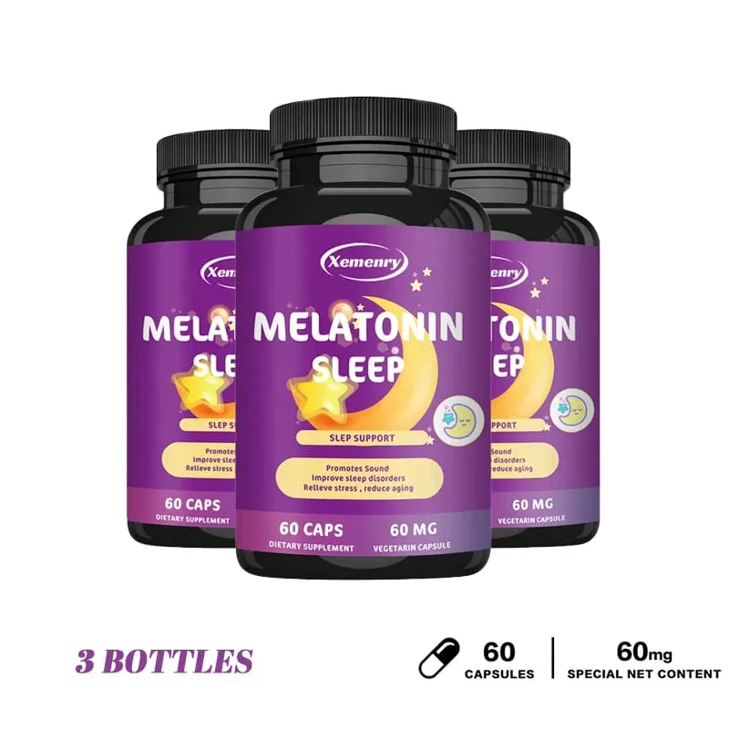 Suplementos de melatonina - promovem a qualidade do sono e o estado de alerta ajudam a dormir profundamente