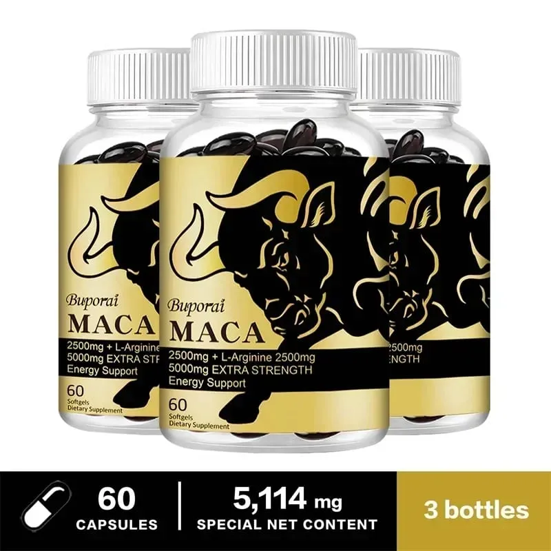 Suplemento de raiz de maca - apoia a resistência, alivia a fadiga e promove o crescimento muscular