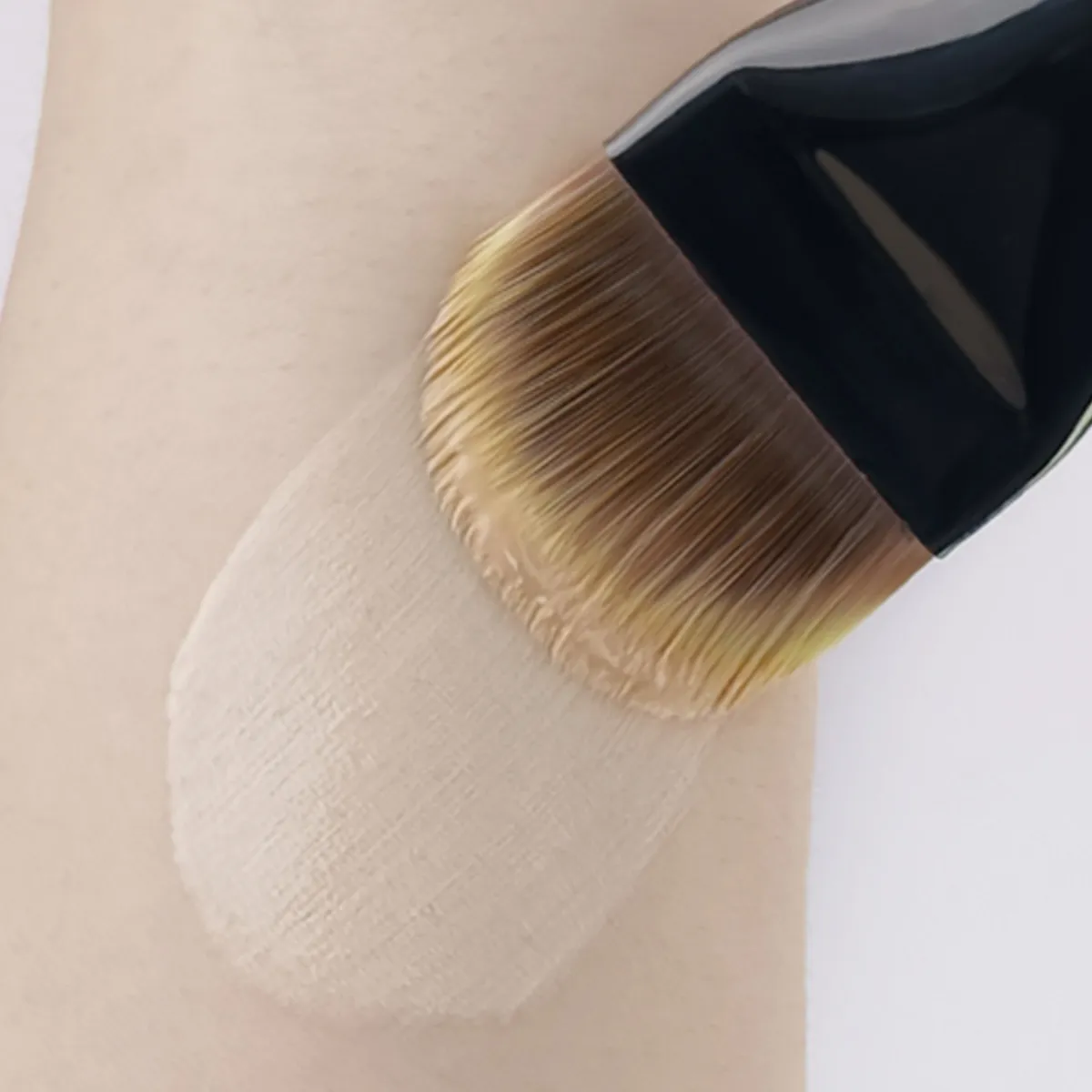 Pincéis de maquiagem fundação escova profissional língua em forma de líquido fundação corretivo escova feminino rosto base maquiagem ferramentas de beleza