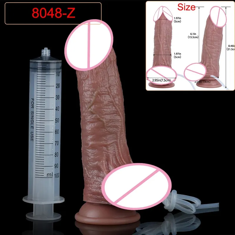 Veias profundas ultra esguichando vibrador silicone pele toque longo ejaculação butt plug para homens mulheres g-ponto estimular 18 + brinquedos sexuais