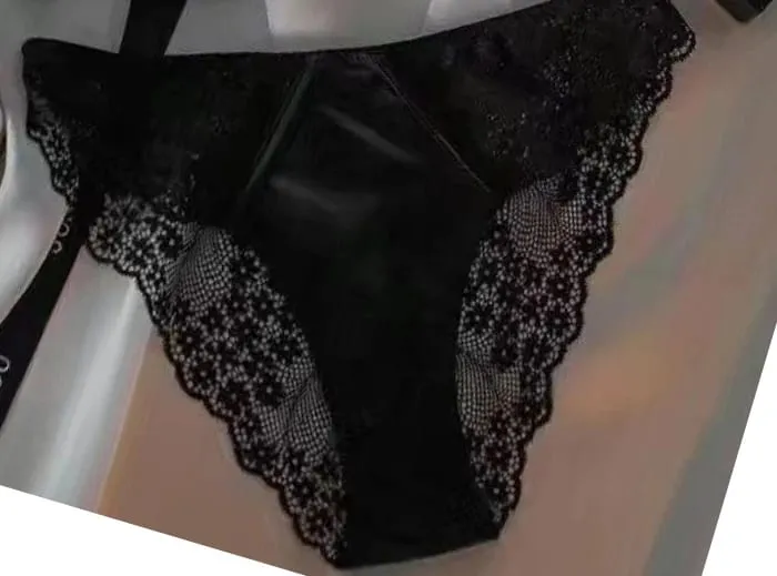Europeu-americano sexy cetim meia xícara confortável conjunto de roupa interior de suporte superior fino com anel de aço borda de renda verde sutiã brilhante