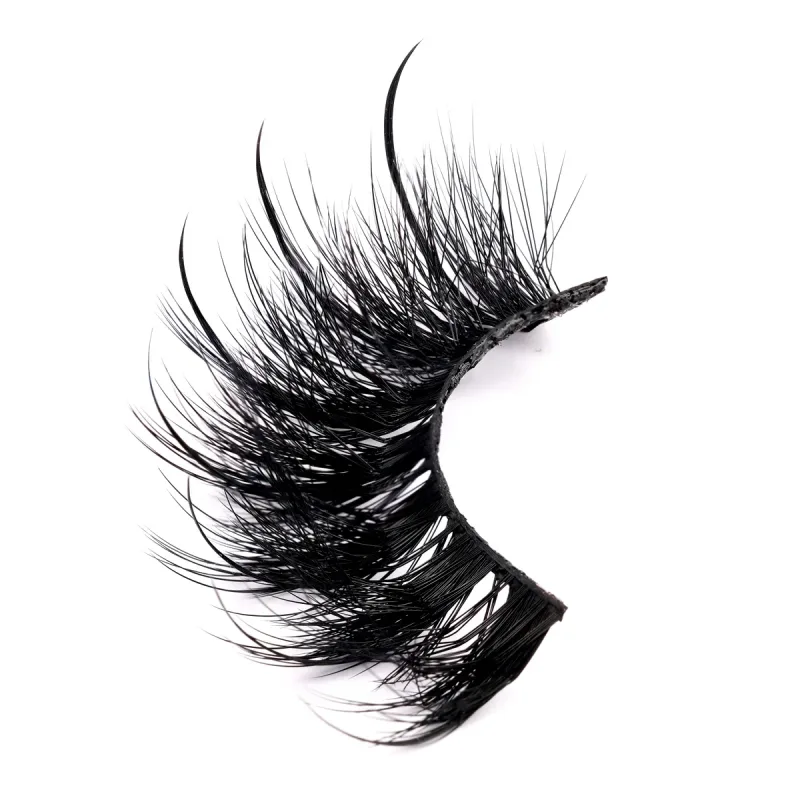 Wet Lash Spikes Volume Fluffy Full Strip Lashes Makeup Accessories Faux Mink Eye Lashes Vendor Wet Manga Lashes False Eyelashes — image 11