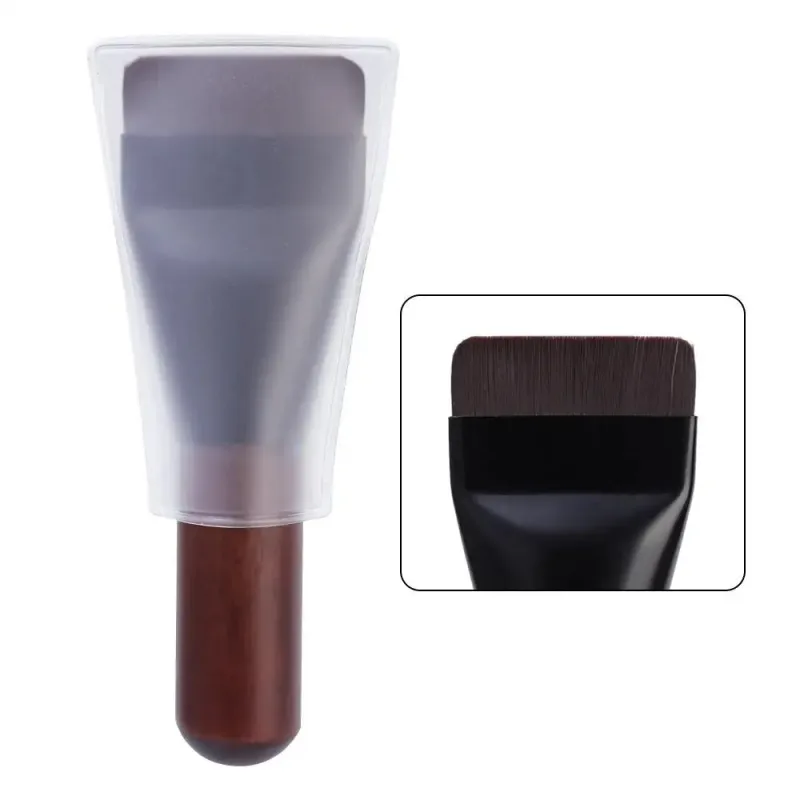 Ultra Thin Foundation Brush Flat Head Face Contour Brush Wooden Handle Make Up Brush Blending Foundation Cream Makeup Brushes