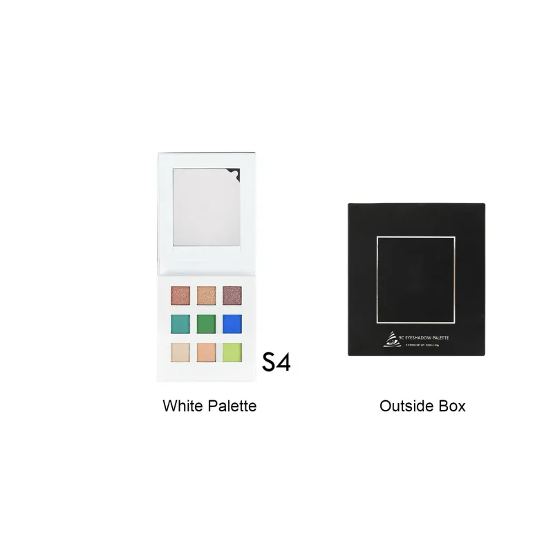 Alta pigmentada shimmer sombra fosco cosméticos paleta de sombra personalizada vegan compõem venda quente sombra de olho