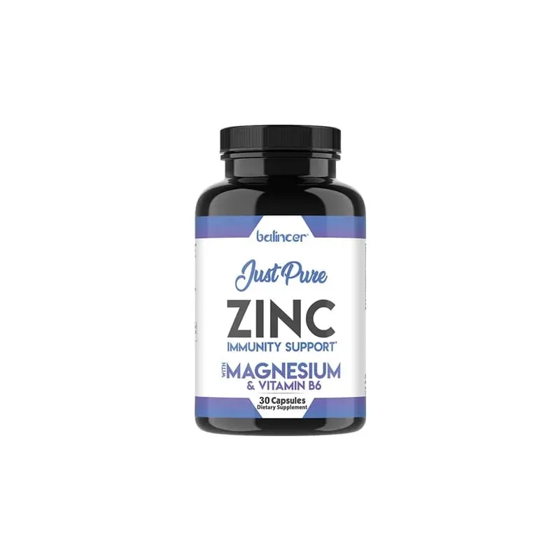Zinc Supplements - Promotes Energy Production Supports Immune System and Overall Health Non-GMO Gluten-Free
