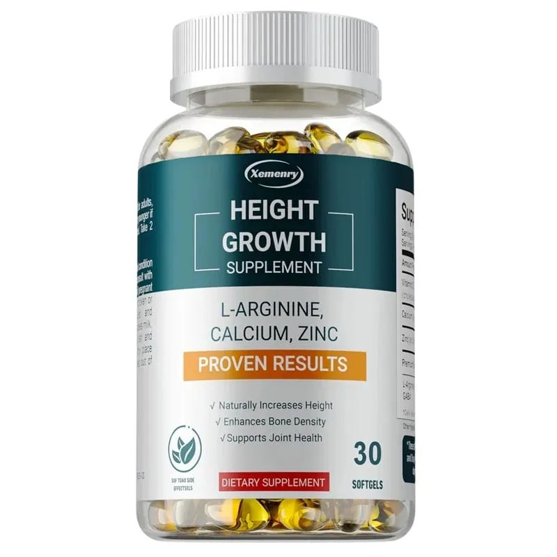 Suplementos para crescimento em altura - Fortalecimento ósseo e promoção do crescimento para crianças, adolescentes e adultos