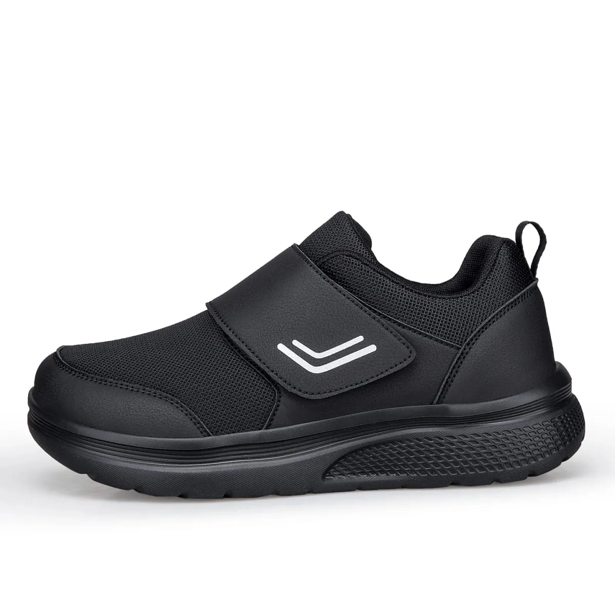 Zapatos ortopédicos para diabéticos extraanchos para hombres mayores, pies ortopédicos hinchados, ajustables, fáciles de caminar, zapatillas de deporte