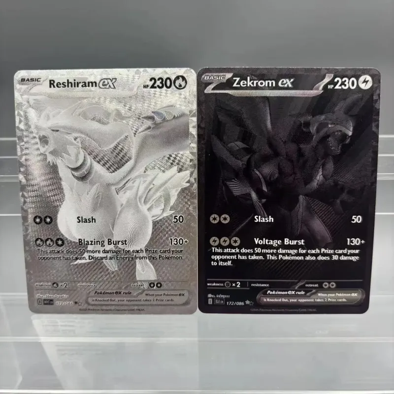 Coleção DIY Umbreon Victini Reshiram DIY Cartão Único Clássico Jogo Cartão de Anime Brinquedo de Presente