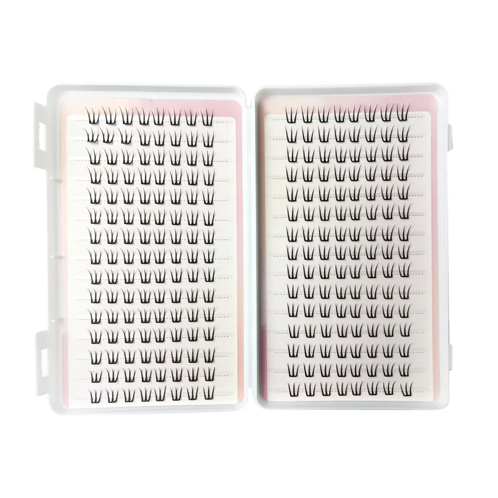 30 linhas ídolos femininos cílios postiços volume natural maquiagem diária dos olhos feminino iniciante grande capacidade cílios c curvado fibra sintética