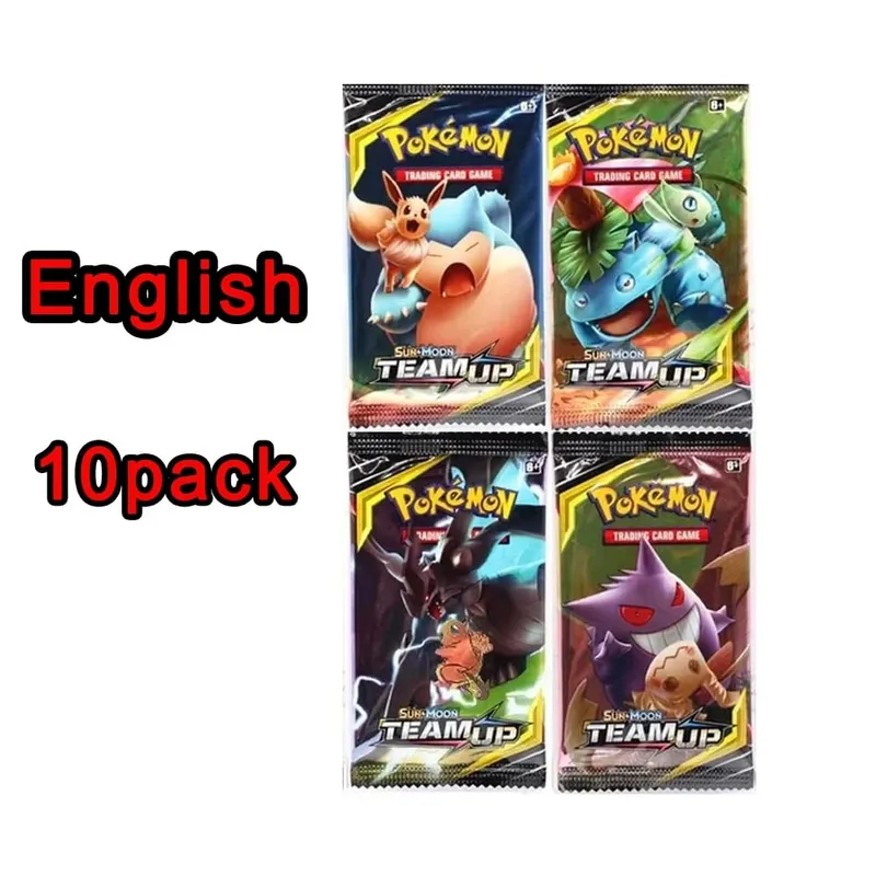 ** 360 unidades EnglishPokémonCards SunMoon Destinado PSrismatic Evolutions Scarlet Violet 151 PALDEAN Booster Battle Transaction Card