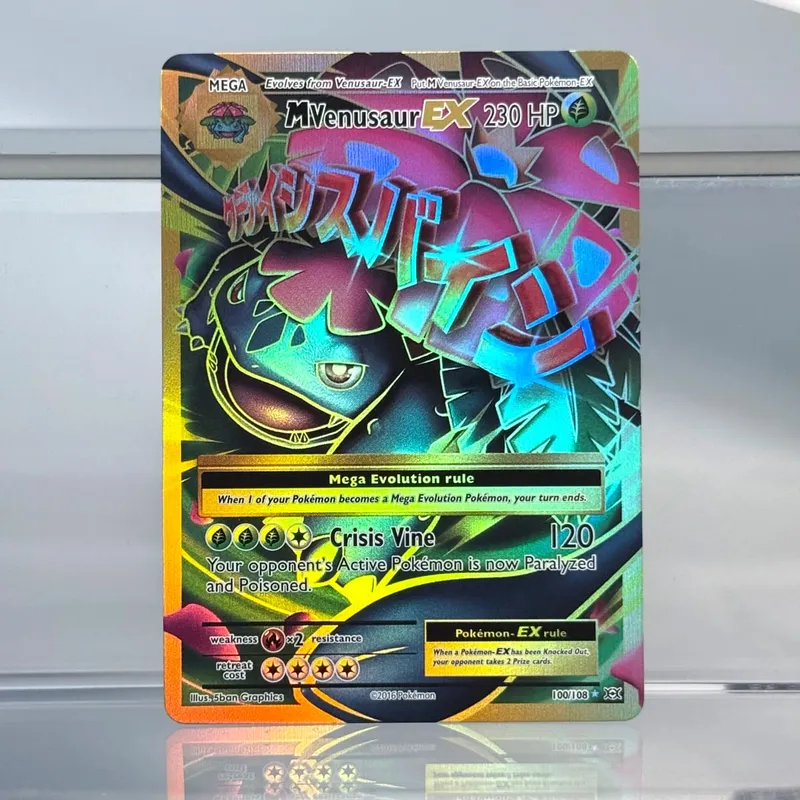 Coleção de negociação de jogos holográficos cartões proxy ptcg charmander (sv) pikachu flareon ex único cartão de folha pkm venusaur ex