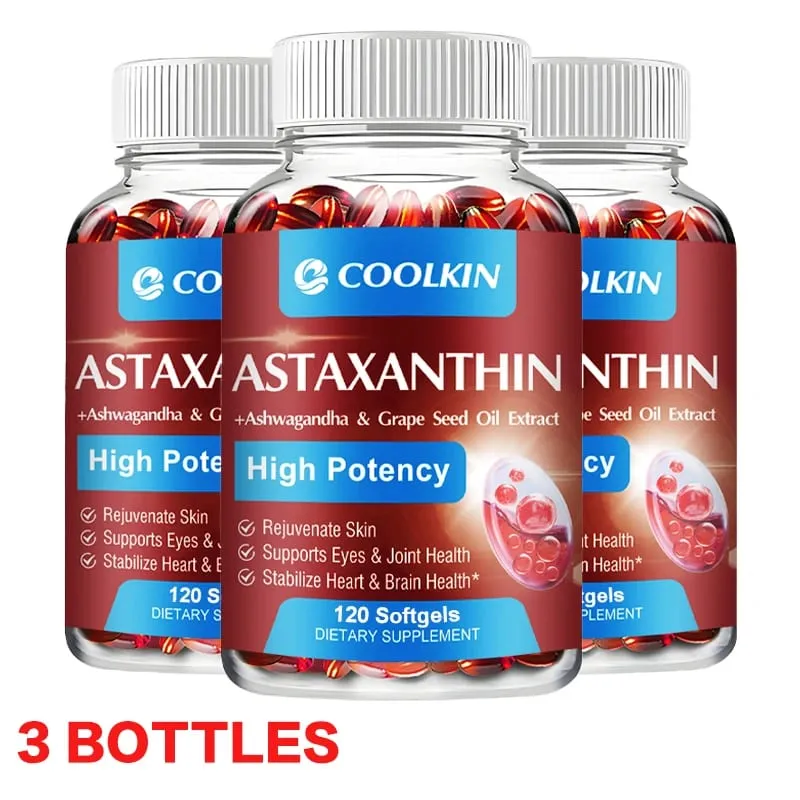 Astaxanthin - Promotes Cardiovascular Health Speeds Up Metabolism Supports Eye Joint and Skin Health — image 8