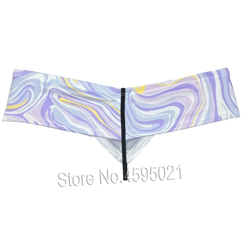 Cuecas micro boxer masculinas, cuecas de biquíni com bolsa, virilha de corda, roupa íntima brasileira, sexy, respirável, bolha, malha hipster