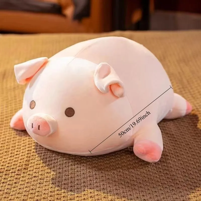 1 pçs super macio descompressão festa porco pano boneca porco porco travesseiro brinquedo de pelúcia com múltiplas especificações para escolher