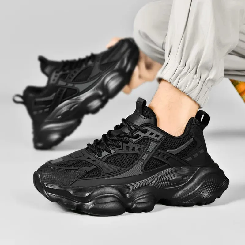 High Quality Walking Sneakers Men Large Size 48 Athletic Running Shoes For Men Black Platform Casual Basletball Sneakers Cool