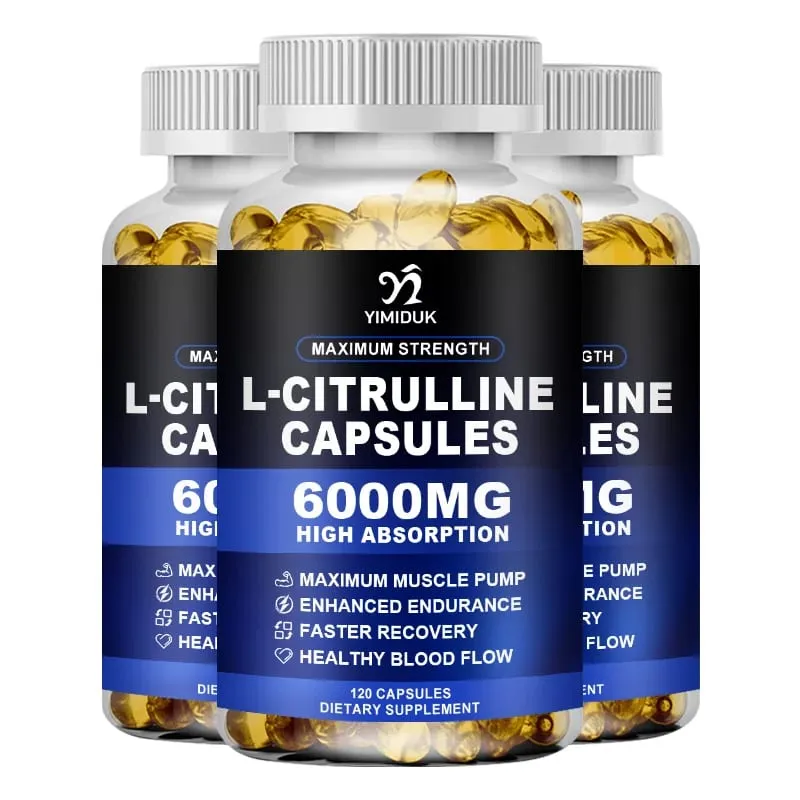 最大強度 L-瓜氨酸膠囊 支持血管 耐力 肌肉酸痛，適合健美和肌力訓練