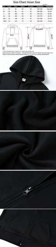Anime Hunter X Hunter Phantom Troupe Spider Logo Mikiny na zip Pánské mikiny s kapucí na zip Dlouhé rukávy Pulovry Bundy
