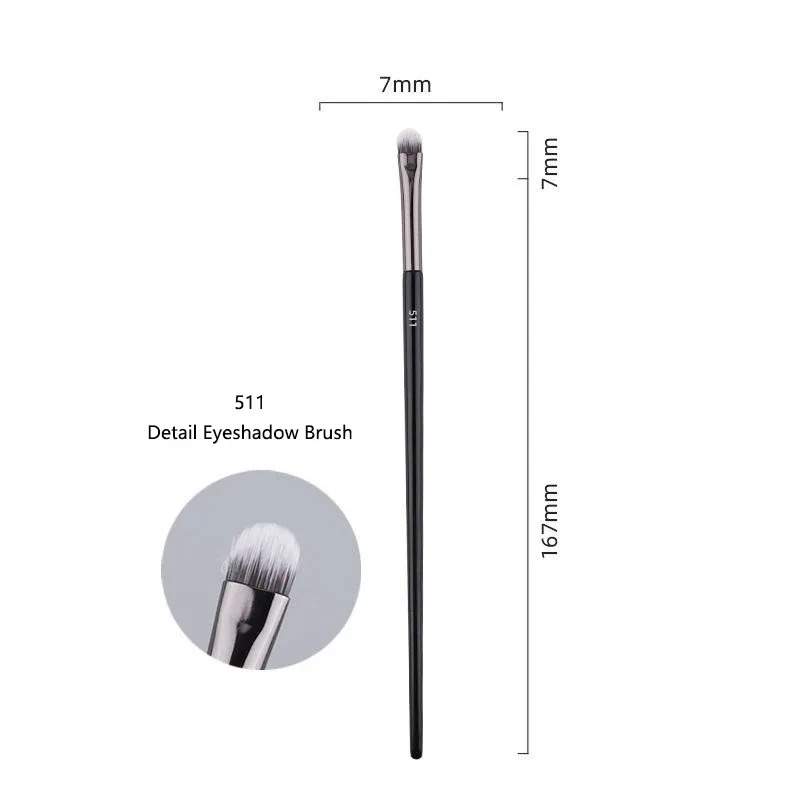1pc pro pincéis de maquiagem fundação pó fã compõem escova contorno 3d pontilhado sombra corretivo ângulo sobrancelha sombra ferramentas