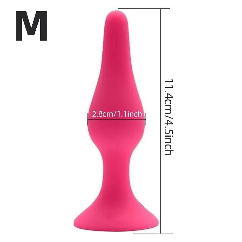Plugue anal de silicone para iniciantes, plugue anal para homens e mulheres, massageador de próstata para gays, mini bala anal, masturbador, brinquedo sexual para homens
