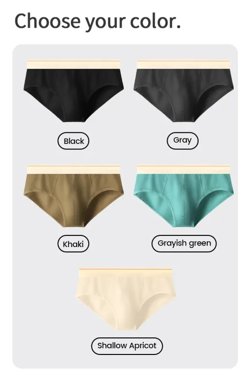 Cueca triangular masculina de algodão puro, respirável e confortável, cintura média, suave para a pele e macia, cueca adolescente 3256810188437944