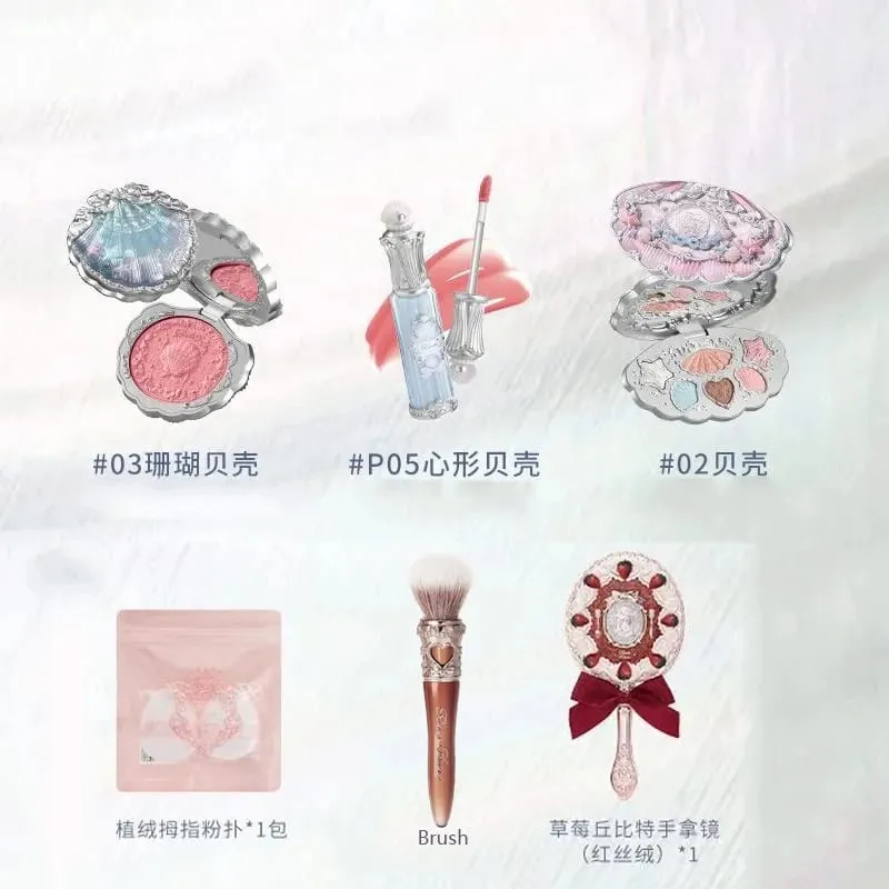 Flowerknows All-in-One Makeup Gift Set Eyeshadow Blush Concealer & Lip Glaze Flower Know Kit Full Maquillage Professionnelle