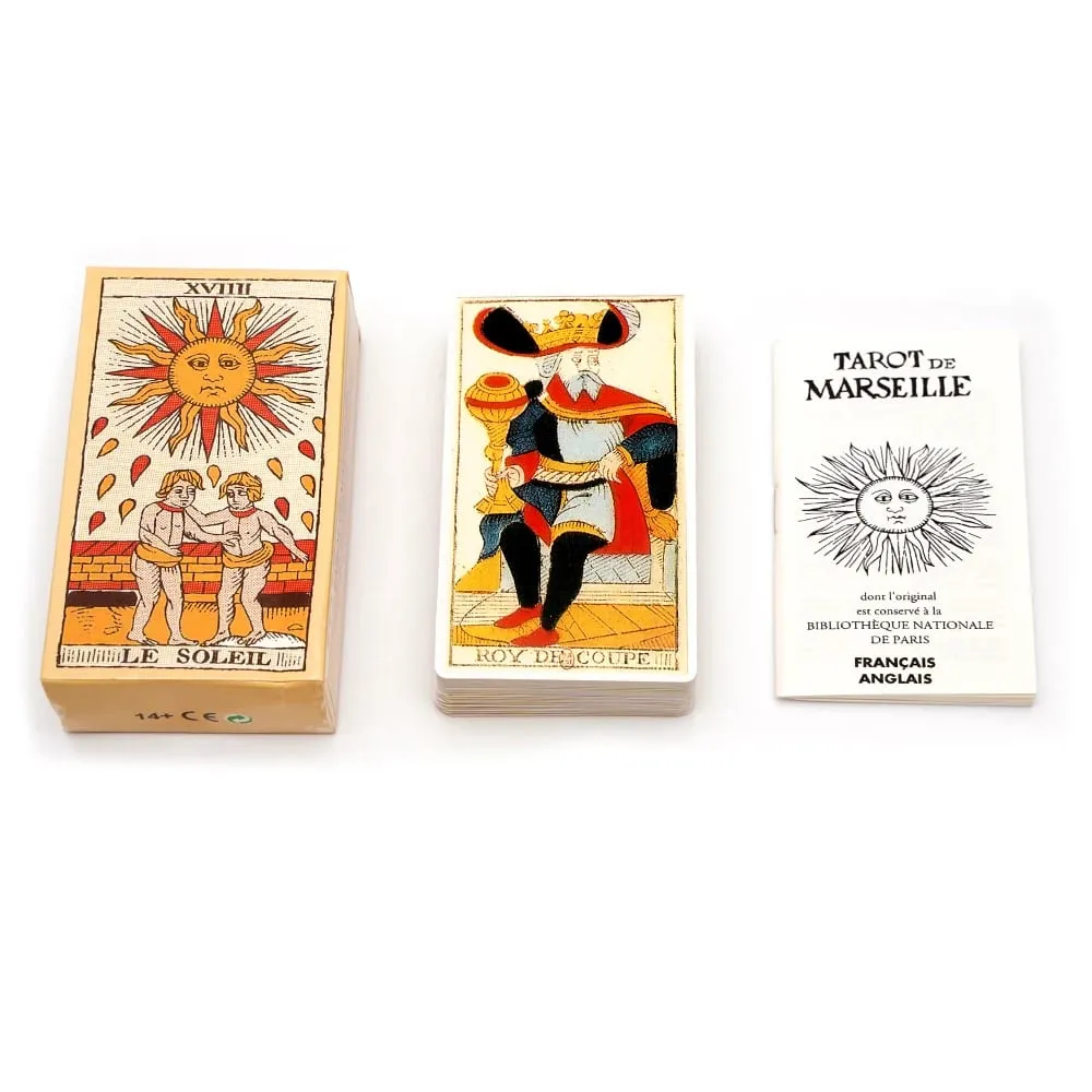 Français Tarot de Marseille Tarot Cards de Conver 78 Lames booklet French 78 Card of The Tarot de Marseille Published Board Game