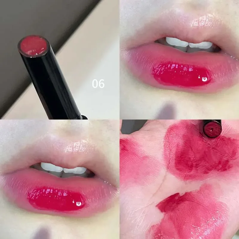 Mirror Jelly Lipstick Lasting Moisturising 6 Colors Water-light Lip Gloss Waterproof Pink Lip Tint Korean Makeup Women Cosmetics — image 3