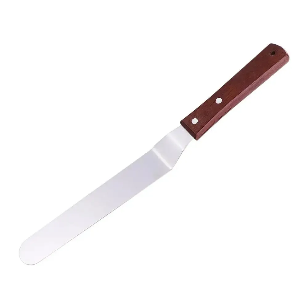 Utensílios de cozinha raspador de manteiga de aço inoxidável 8 tamanhos, espátula de confeiteiro para bolo, à prova de ferrugem, espalhador de geléia, pão