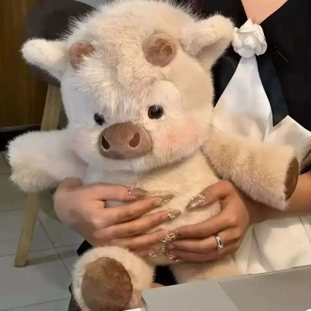Presente criativo porco macio pelúcia animal travesseiro apoio emocional bonito animais de pelúcia pelúcia 17.7 polegada brinquedos de pelúcia