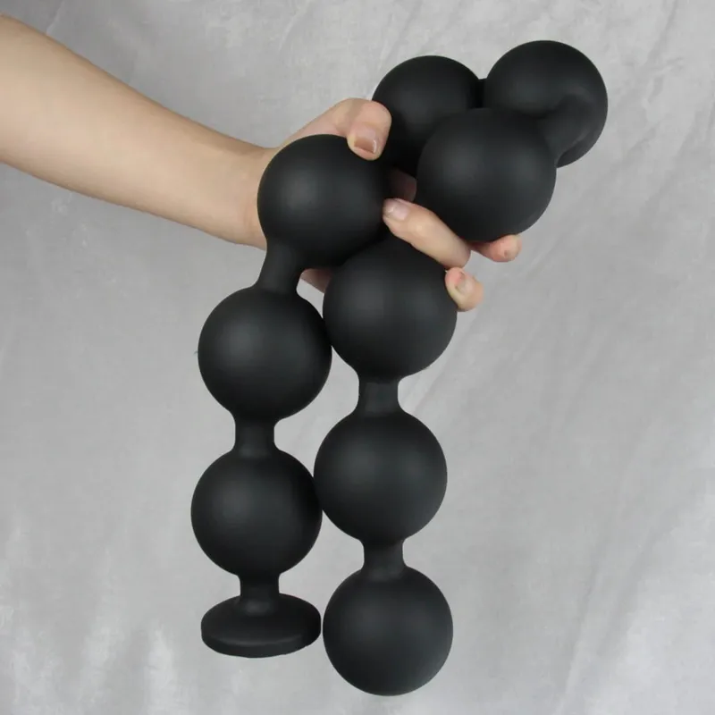 Silicone Anal Beads Dilator Huge Annals Balls Ass Anus But Butt Plug Anal Plug Buttplug Analsex Long Anal Sex Toys for Men Women