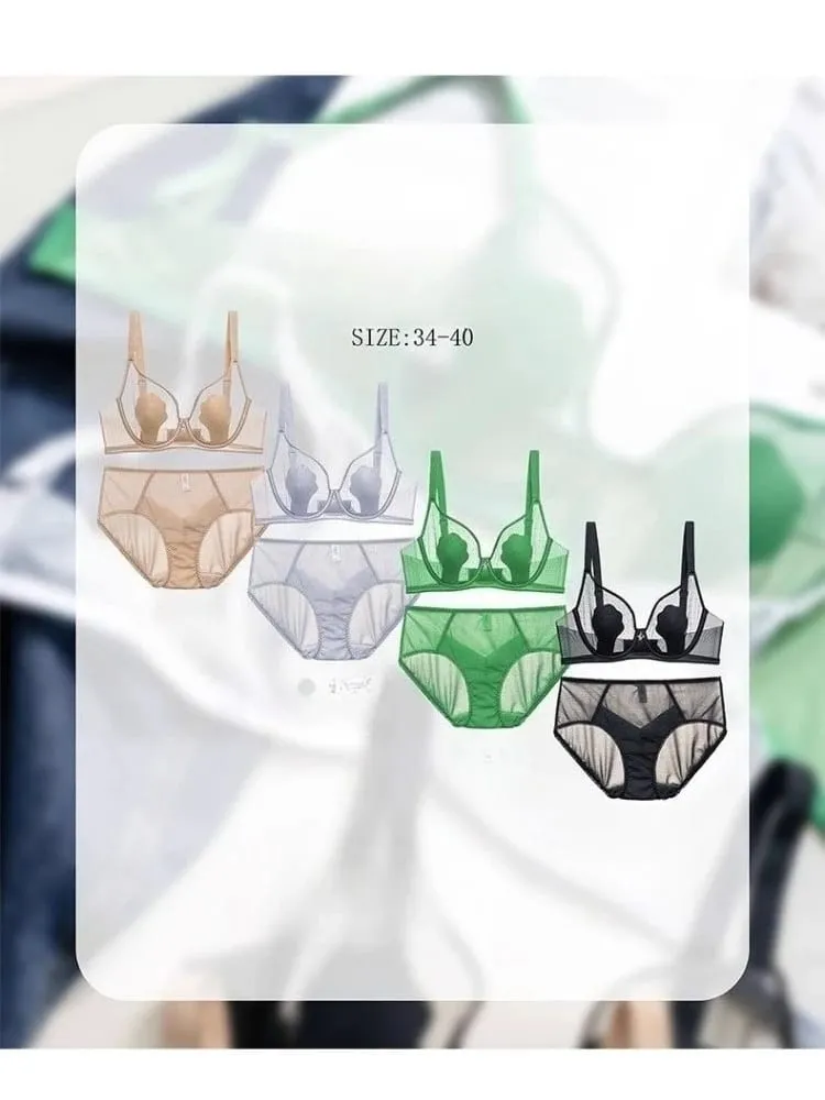 Sutiã minimizador sem fio para mulheres – Bralette ultrafino anti-queda, lingerie de verão respirável e sexy | Suporte de conforto