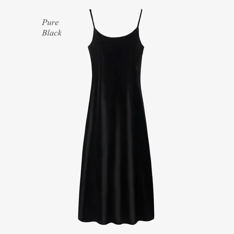 AS 2024 roupas femininas de veludo outono-inverno vestido com alça ajustável + tops básicos + cardigã + vestido sem mangas (envio em 1 dia)