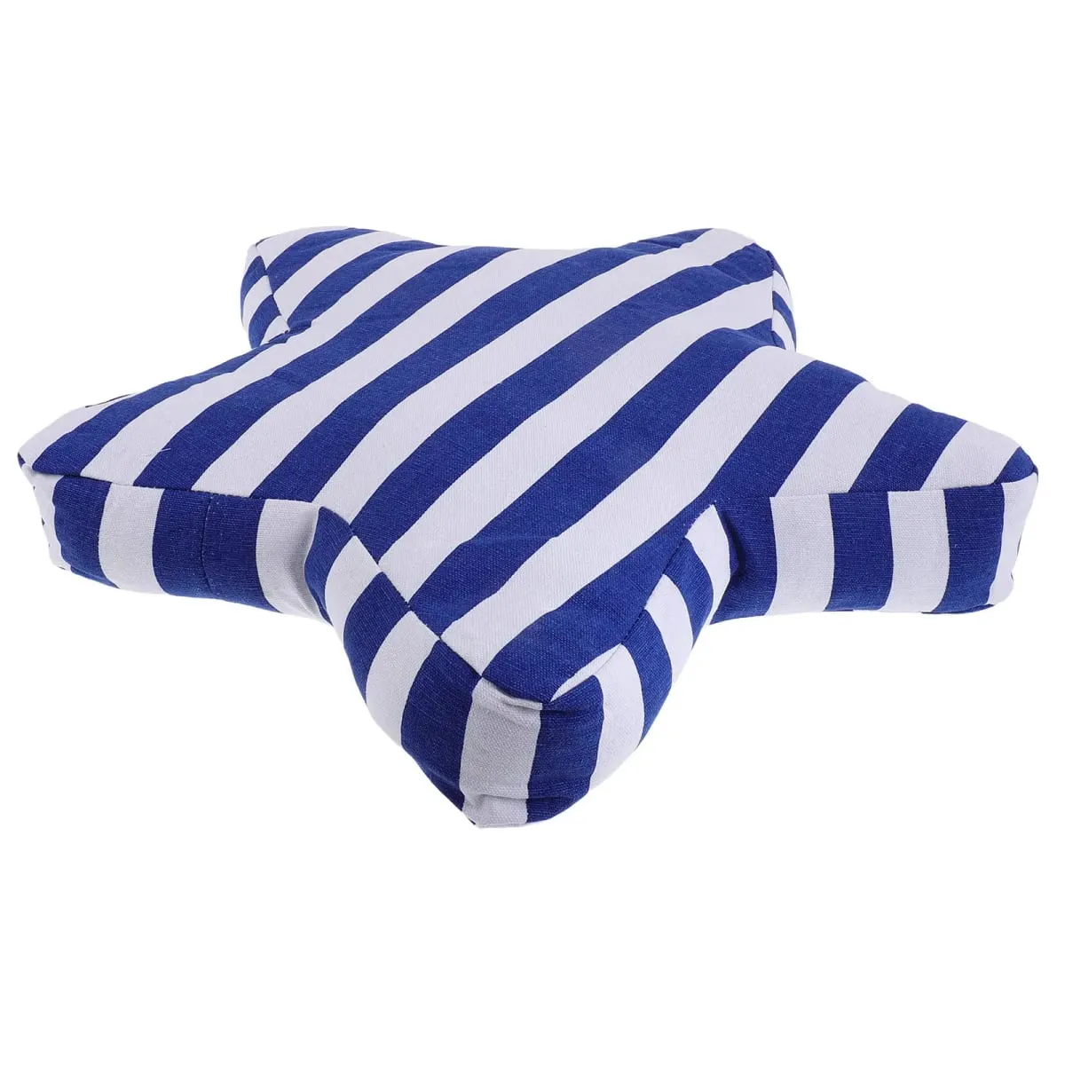 Listrado náutico estrela travesseiro estilo mediterrâneo lona estrela almofada para sofá cama ao ar livre decoração de casa costeira travesseiro acento