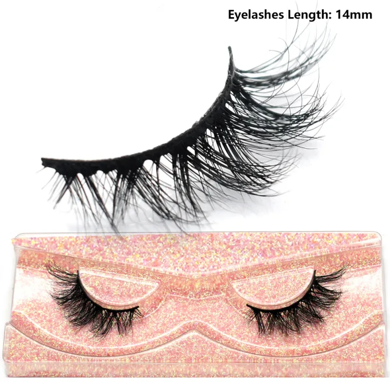 Half Eye Lashes Natural 3D Mink Short False Eyelashes Fluffy Wispy Cross Strip Fake Lashes Soft Half Eyelashes Extension Makeup — image 26