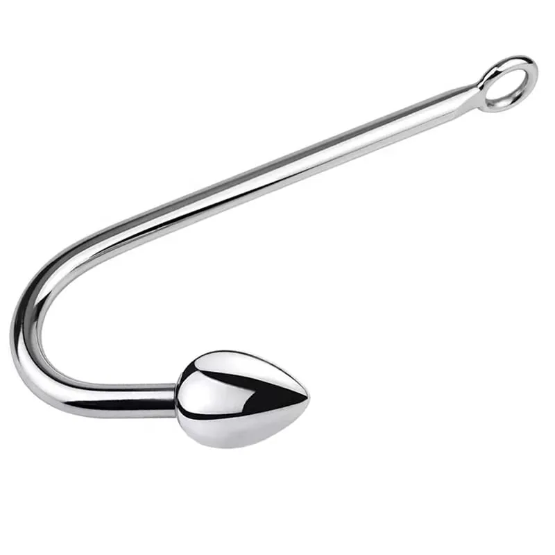 Pequeno médio grande 3 bolas conjunto de metal anal gancho contas cabeça butt plug dilatador massageador de próstata inserção bdsm brinquedo sexual para o sexo masculino