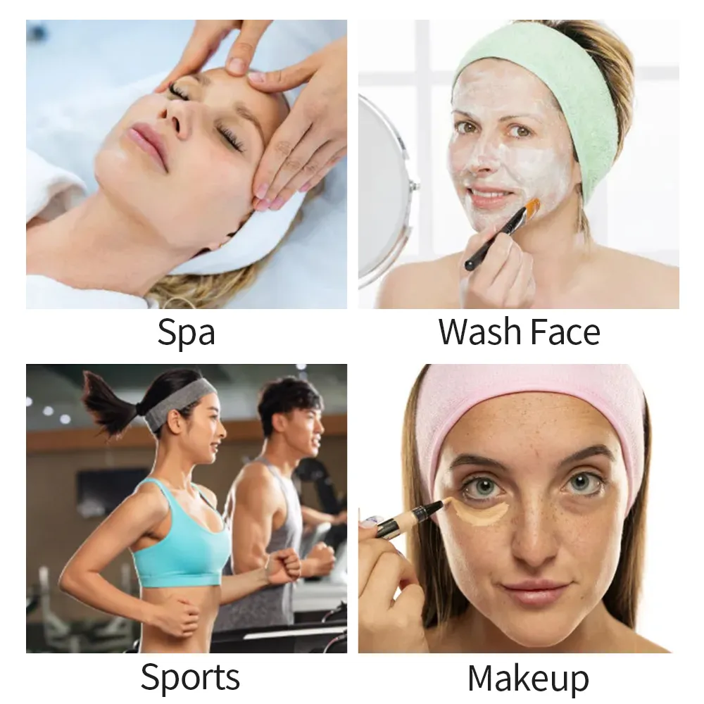 Extensão de cílios bandana maquiagem extensão de cílios suprimentos cílios acessórios rosto lavagem banho spa facial ajustável bandana