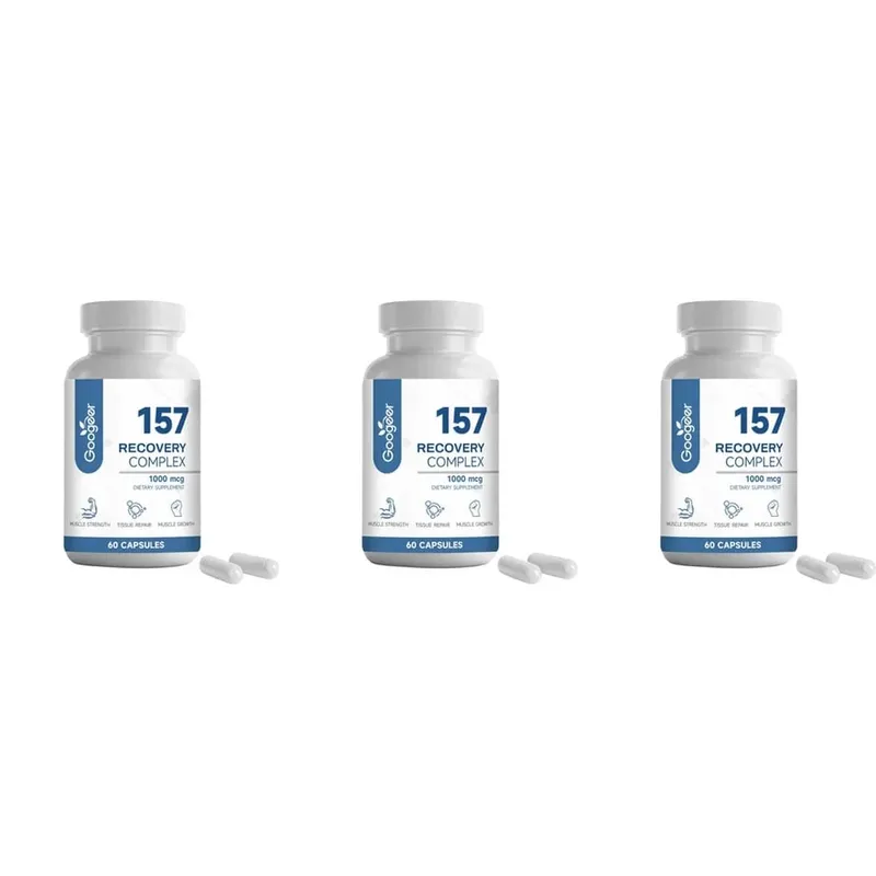 157 粒恢復複合膠囊，含 L-纈氨酸和 L-谷氨酰胺，用於恢復支持肌肉生長氨基混合物 1000 微克 60 粒膠囊