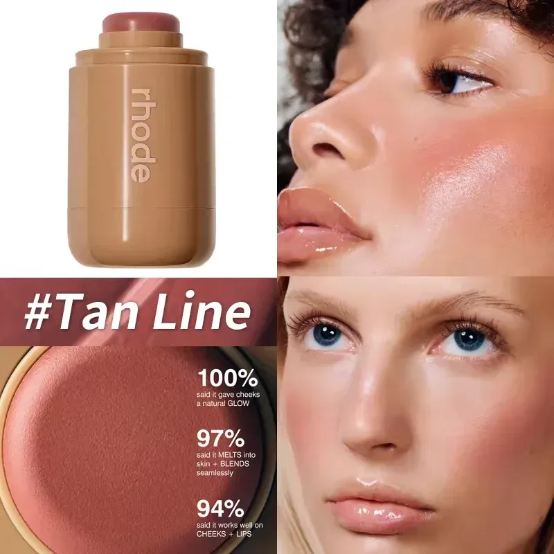 Maquiagem novo modelo reduzir inchaço olho remendo casca de banana picante marg caixa de suco bolso blush vara não-desvanecimento à prova dwaterproof água blush