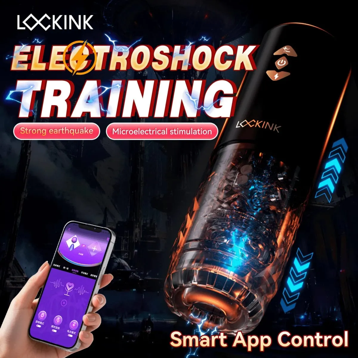 Empurrão automático rotativo masturbador masculino choque elétrico masturbação copo sucção boquete pênis bomba adulto brinquedos sexuais