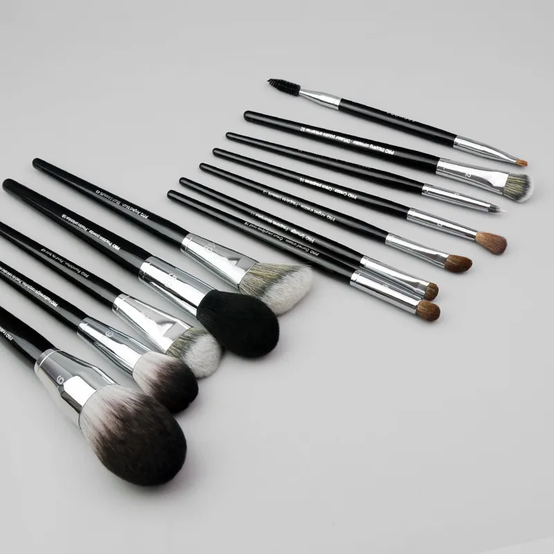 Conjunto de pincéis de maquiagem para base, de alta qualidade, pincel de maquiagem profissional, pó líquido, sombra, vinco, corretivo, ferramentas cosméticas requintadas