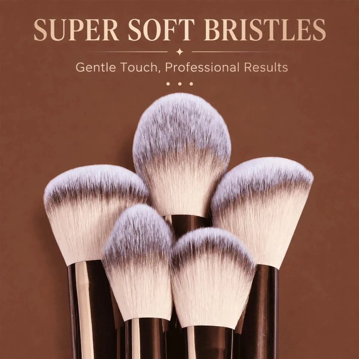Conjunto de pincéis de maquiagem kabuki com cerdas macias, 16 peças, base, sombra, blush, ferramenta cosmética, pincel de maquiagem profissional — image 5