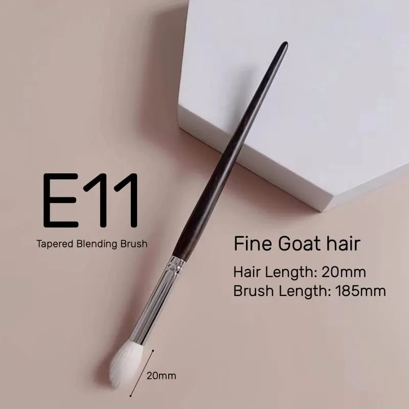 Eyeshadow Makeup Brushes Luxury Natural Fine Goat Hair Ebony Handle Eye Shadow Blending Brush Beauty Tools