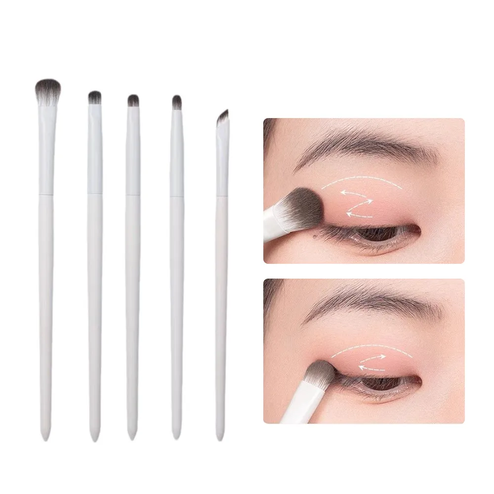 Eye Makeup Brush Set for Beginners Professional Makeup Brush Under-Eye Detail Cosmetic Brushes Kit Eyebrow Crease Shader